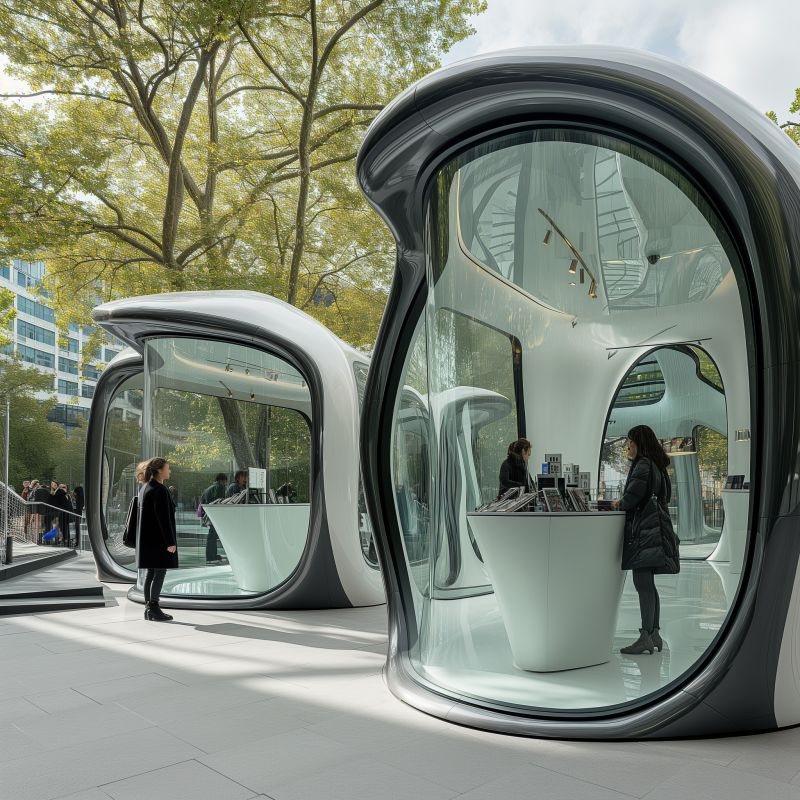 Sidewalk pods