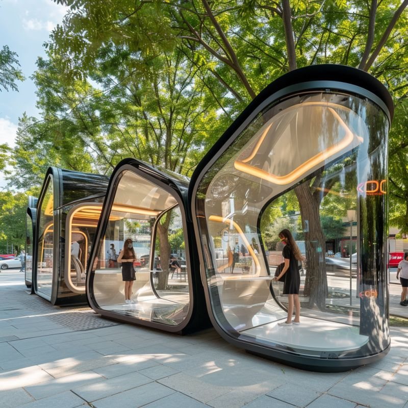 Pods under the canopy